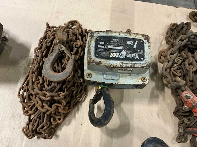 Yale manuele kettingtakel (2x) - afbeelding 3 van  4