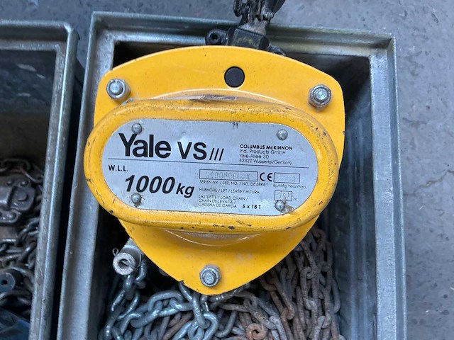 Yale / tralift kettingtakel (2x) - afbeelding 2 van  3