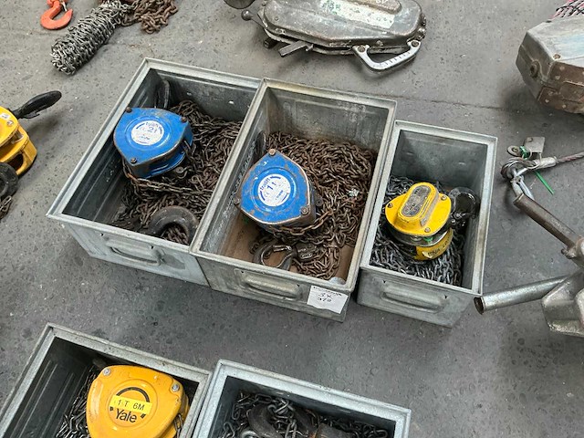 Yale / tralift kettingtakel (3x) - afbeelding 1 van  4