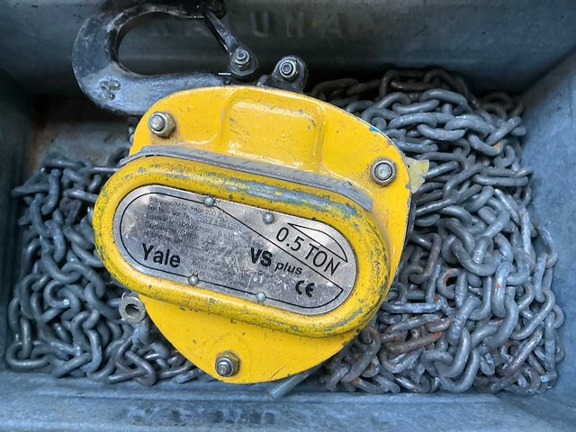 Yale / tralift kettingtakel (3x) - afbeelding 4 van  4