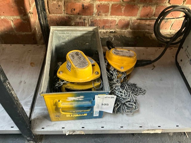 Yale vs iii kettingtakel (2x) - afbeelding 1 van  4