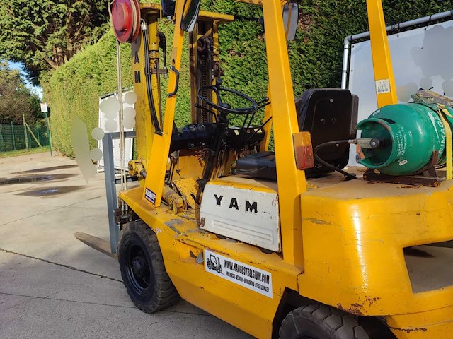 Yam fg20p lpg heftruck – 2 ton – sideshift – duplex mast – vorken - afbeelding 8 van  13