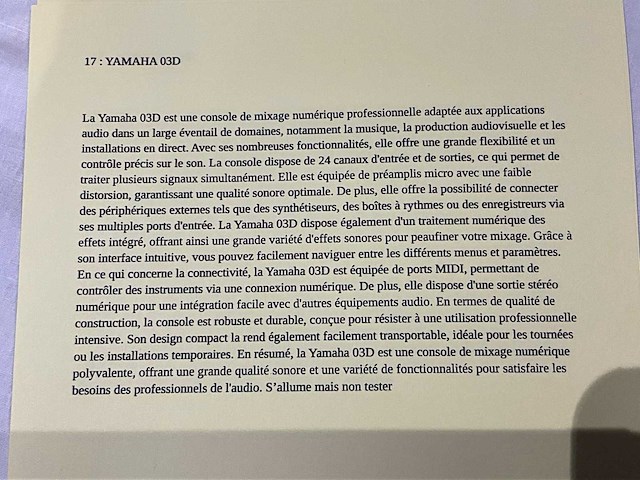 Yamaha 03d digitale mengtafel - afbeelding 5 van  5