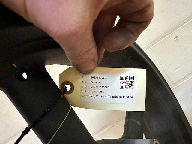 Yamaha bt1100 velg voorwiel - afbeelding 4 van  4