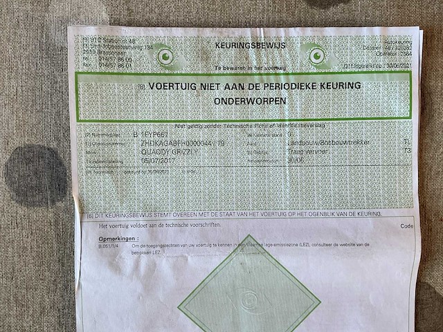 Yamaha grizzly 700 quad - afbeelding 14 van  21