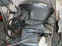 Yamaha motor voor boot + karretje - afbeelding 4 van  11