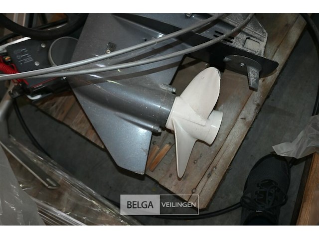 Yamaha motor voor boot + karretje - afbeelding 7 van  11