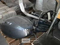 Yamaha motor voor boot + karretje - afbeelding 10 van  11