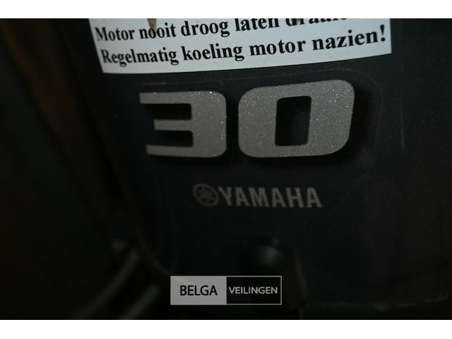 Yamaha motor voor boot + karretje - afbeelding 11 van  11