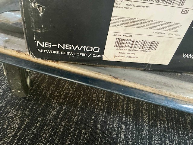 Yamaha ns-nsw100 network subwoofer - afbeelding 3 van  3