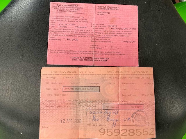 Yamaha raptor 660 quad project of voor onderdelen - afbeelding 12 van  15