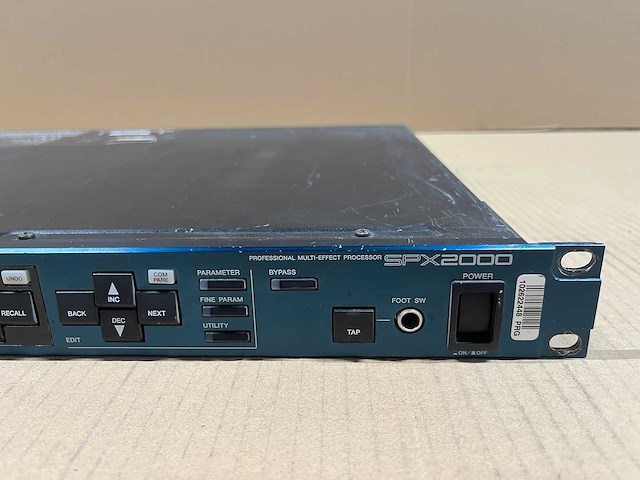 Yamaha spx-2000 multi-effect processor - afbeelding 3 van  7