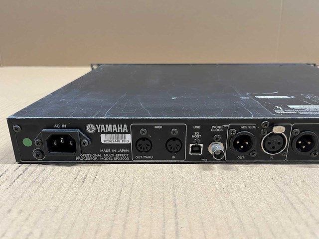 Yamaha spx-2000 multi-effect processor - afbeelding 6 van  7