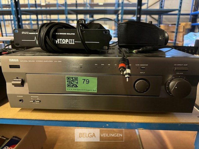 Yamaha stereo amplifier ax-392 + apart signal converter + 2x logitech speakers - afbeelding 2 van  5