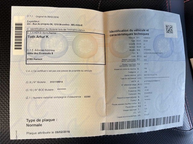 Yamaha xmax250a scooter - afbeelding 19 van  28