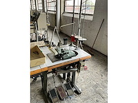 Yamato dcz 361 a d2k safetystitch machine met langstukstapelaar beisler - afbeelding 4 van  9