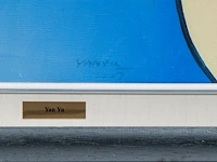 Yan yu (1964), a series of two portraits of 'smoker i' and 'smoker ii', oil on canvas 49 x 149 cm. (19.28 x 58.65 in.), frame: 66 x 167 cm. (25.98 x 65 3/4 in.) - afbeelding 7 van  7
