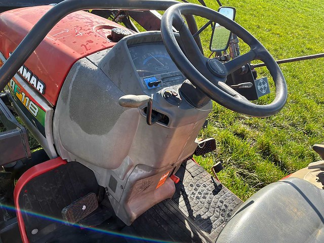 Yanmar - af-18 - yanmar af18 compact tractor 4wd with front loader - afbeelding 11 van  11
