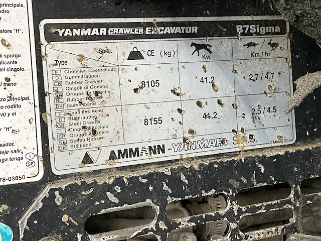 Yanmar - b7 - tracked excavator - 2009 - afbeelding 10 van  22