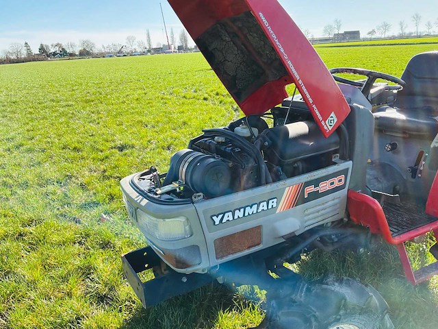 Yanmar - f-200 - yanmar f200 compact tractor – hydrostatic - afbeelding 8 van  11