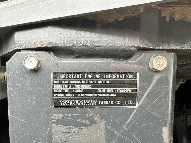 Yanmar - vio50-6b - midigraafmachine - afbeelding 20 van  41