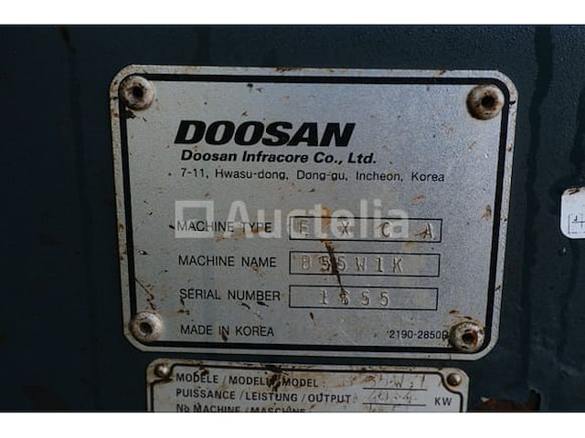 Yanmar b55w-1 wielgraafmachine met cabine (vin:1655) - afbeelding 14 van  18