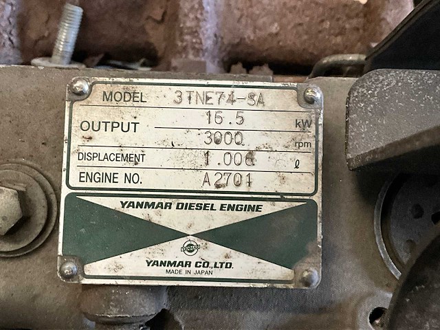 Yanmar dieselmotor - afbeelding 4 van  4