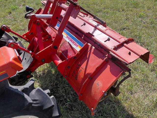 Yanmar f165 minitractor + grondfrees - afbeelding 9 van  23