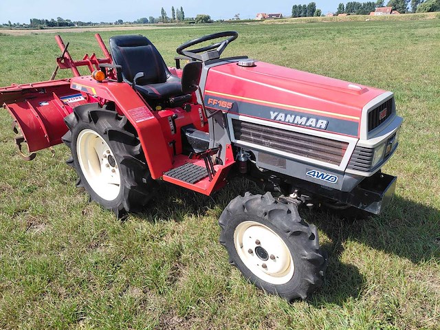Yanmar f165 minitractor + grondfrees - afbeelding 17 van  23