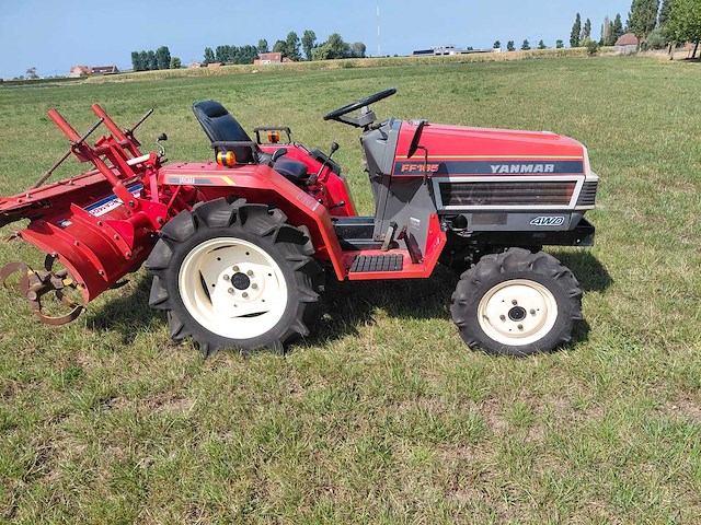 Yanmar f165 minitractor + grondfrees - afbeelding 18 van  23