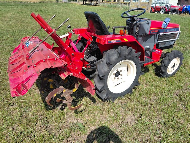 Yanmar f165 minitractor + grondfrees - afbeelding 19 van  23