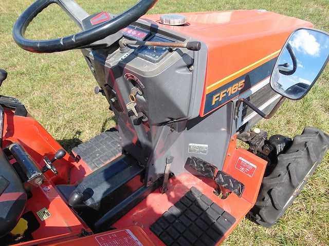 Yanmar f165 minitractor + grondfrees - afbeelding 6 van  14
