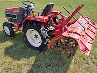 Yanmar f165 minitractor + grondfrees - afbeelding 11 van  14