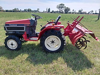 Yanmar f165 minitractor + grondfrees - afbeelding 12 van  14