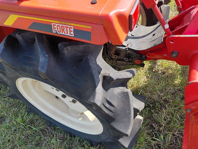 Yanmar f165 minitractor + grondfrees - afbeelding 13 van  14