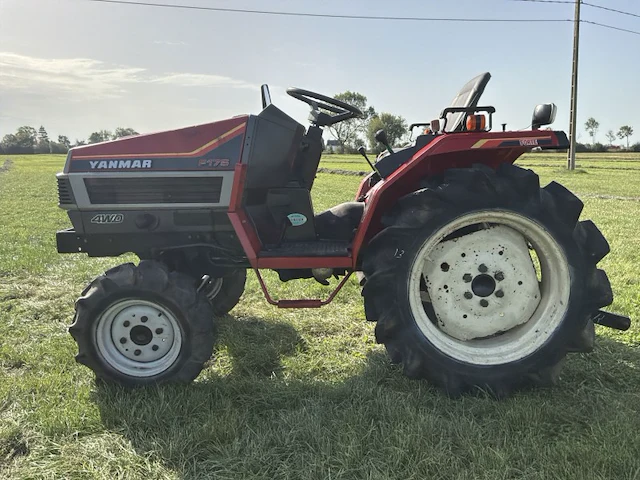 Yanmar f175 vierwielaangedreven minitractor - afbeelding 17 van  18