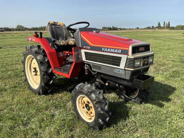 Yanmar f175 vierwielaangedreven minitractor - afbeelding 12 van  18