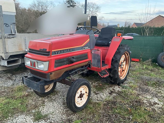 Yanmar f195 minitractor - afbeelding 1 van  11