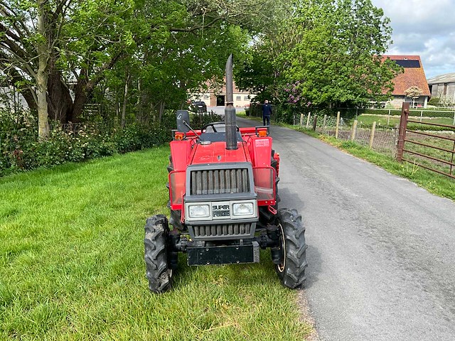 Yanmar f20 minitractor + grondfrees - afbeelding 6 van  13