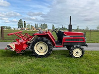 Yanmar f20 minitractor + grondfrees - afbeelding 8 van  13