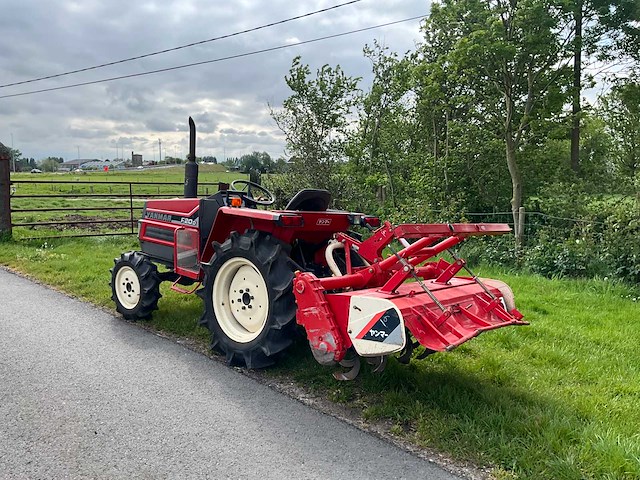 Yanmar f20 minitractor + grondfrees - afbeelding 11 van  13