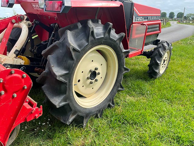 Yanmar f20 minitractor + grondfrees - afbeelding 13 van  20