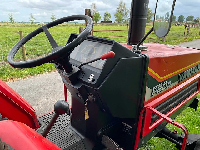 Yanmar f20 minitractor - afbeelding 4 van  19
