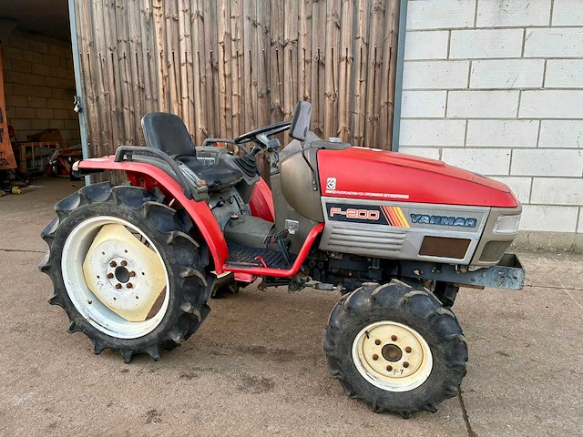 Yanmar f200 minitractor 4wd 1247 uur - afbeelding 3 van  9