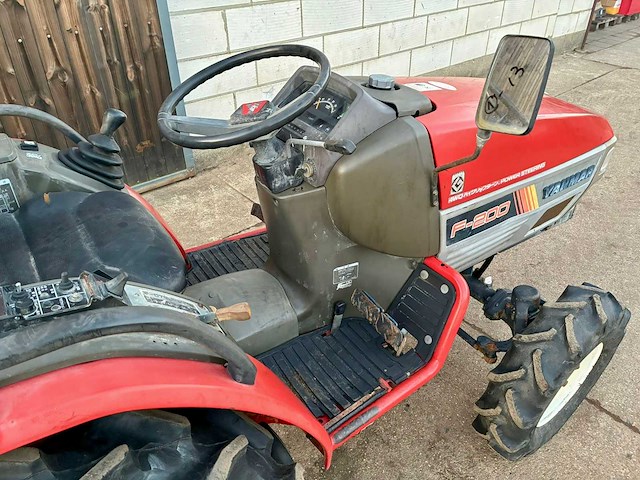 Yanmar f200 minitractor 4wd 1247 uur - afbeelding 8 van  9