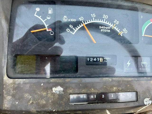 Yanmar f200 minitractor 4wd 1247 uur - afbeelding 9 van  9