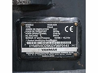 Yanmar vio25-6 diesel rupsgraafmachine - afbeelding 14 van  20