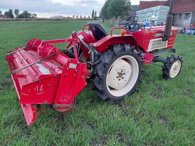 Yanmar ym1810 minitractor + grondfrees - afbeelding 19 van  23