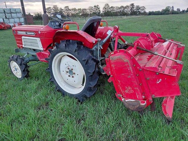 Yanmar ym1810 minitractor + grondfrees - afbeelding 21 van  23