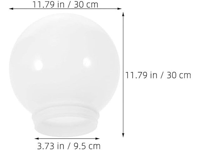 Yardwe bolvormige lampenkap - afbeelding 2 van  3
